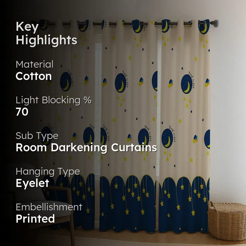 Cotton Curatains - Set Of Three media 2