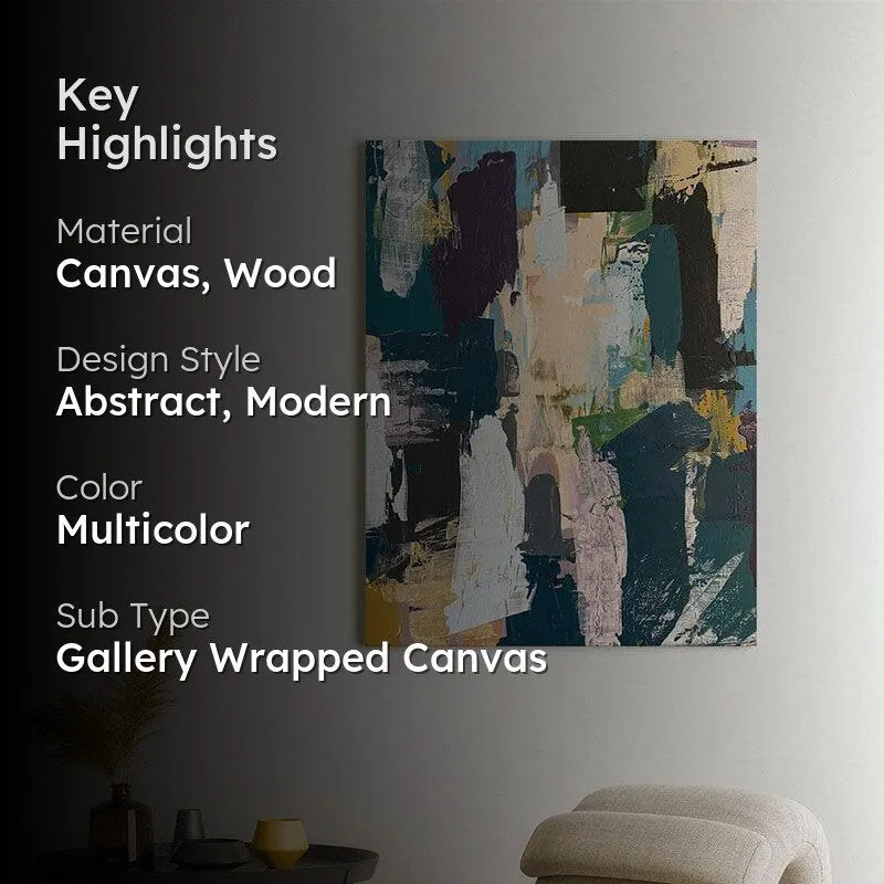 Tiffany Abstract Canvas Wall Painting - Gallery Wrap media 2
