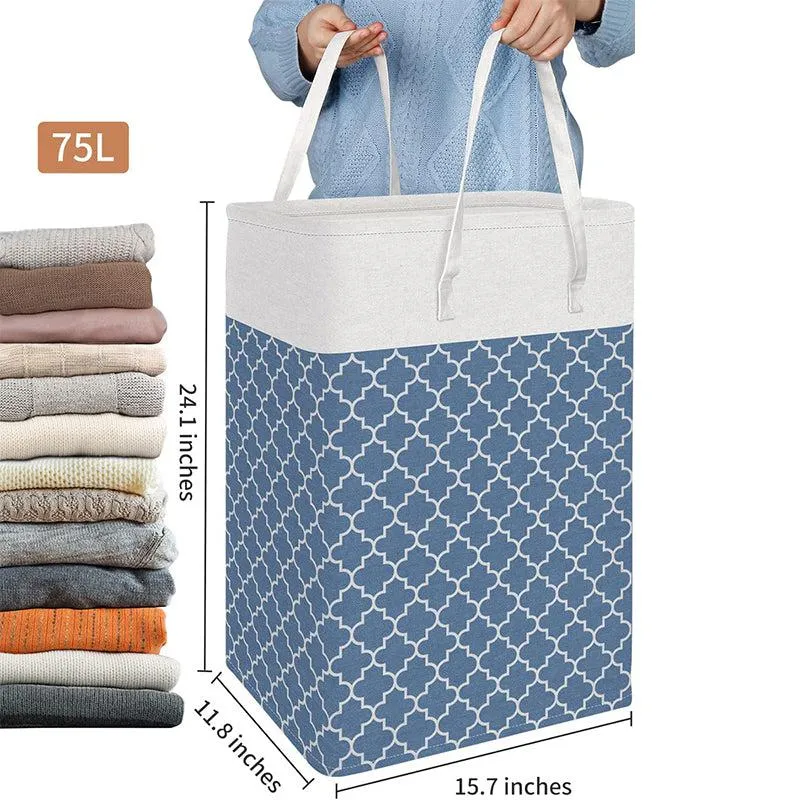 Hebe Laundry Basket - Blue media 8