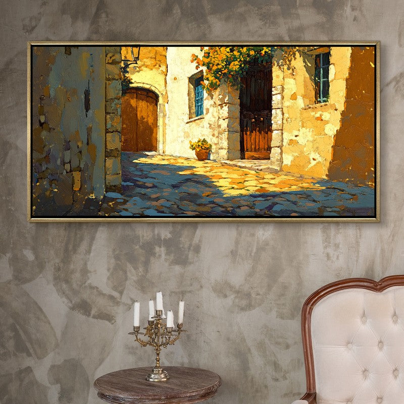 Masonry Canvas Wall Painting With Frame