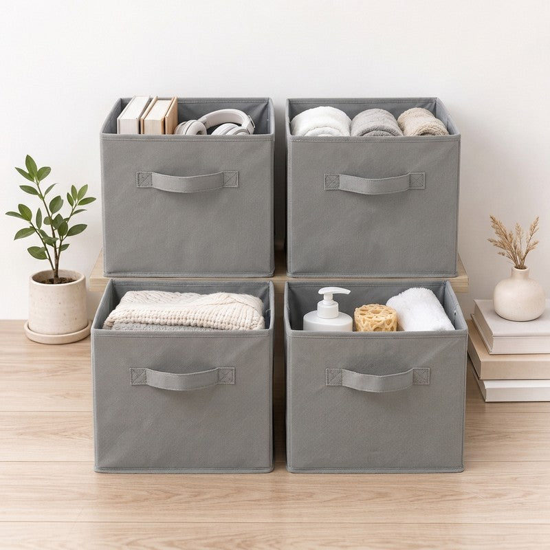Laxis NeatCube Fabric Cloth Organizers - Set Of Four