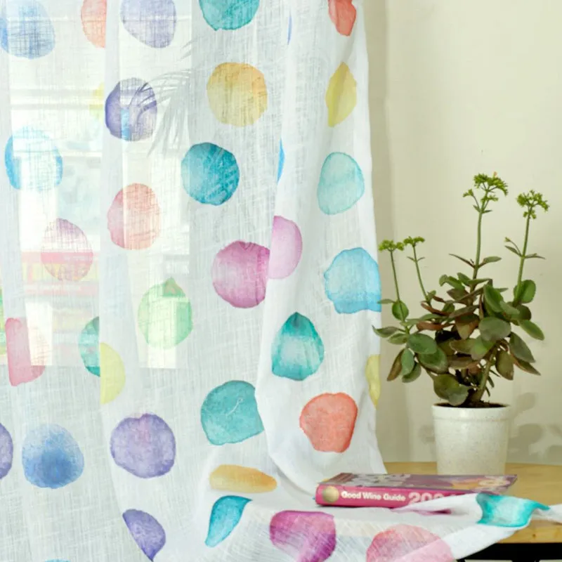 Mistura Linen Texture Sheer Curtain - Set Of Two media 5