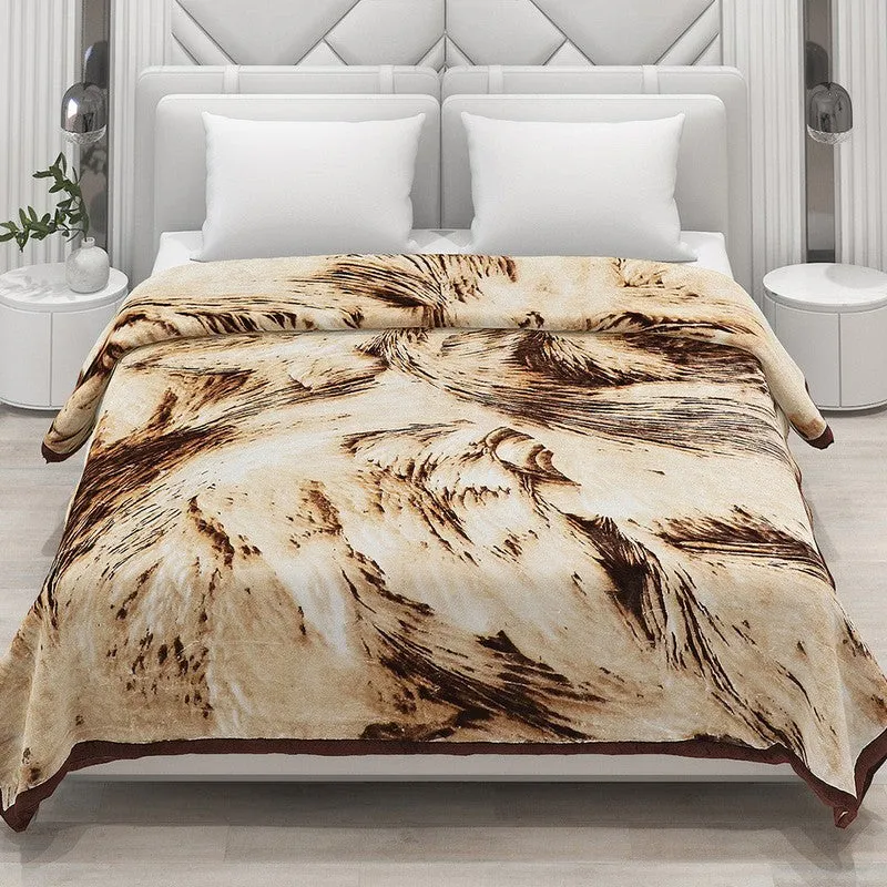 Monte Carlo Velvet Vibe Blanket (Brown) - 1041 GSM media 3