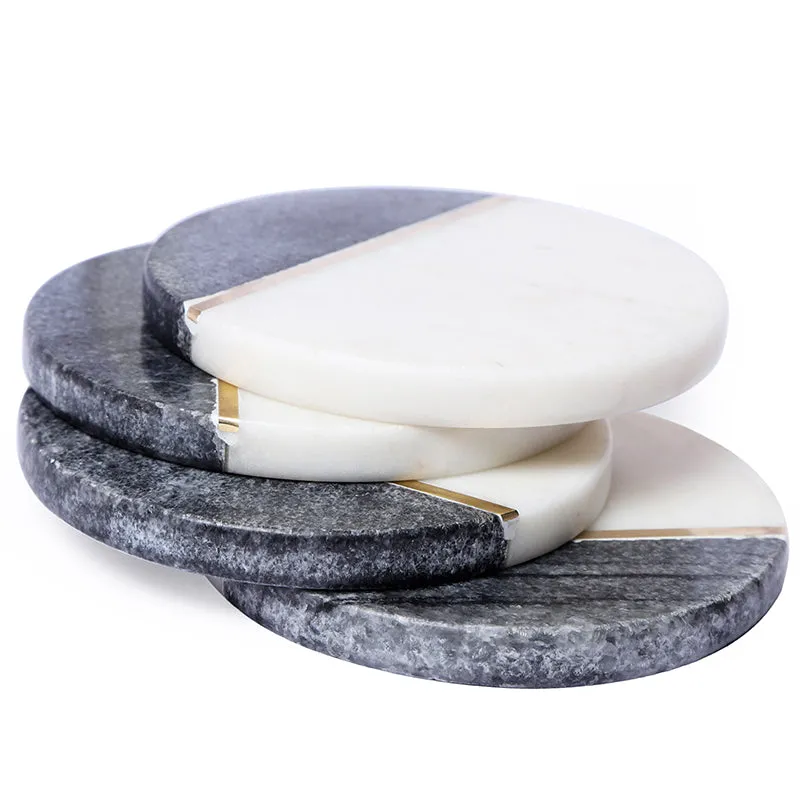 Tesoro Marble Coaster (Black) - Set Of Four media 6