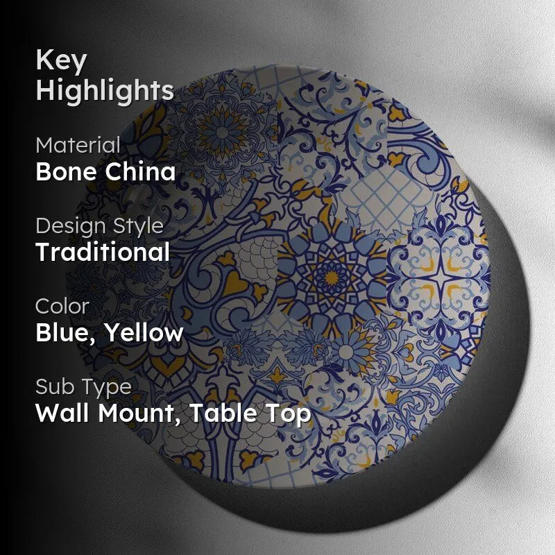 Majolica Pottery Wall Plate media 2