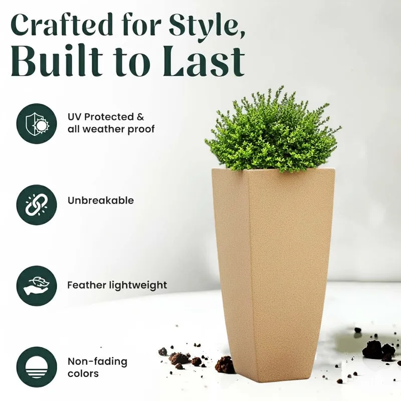 Obsidian Bloom Planter - Brown media 6