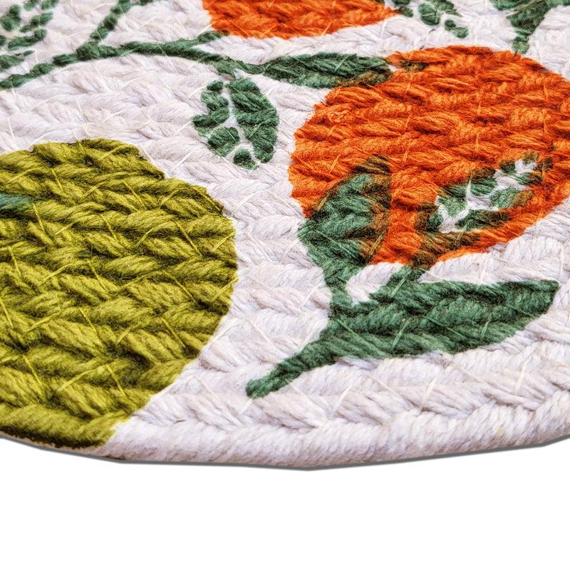Fruity Farm Placemat - Green & Rust media 5