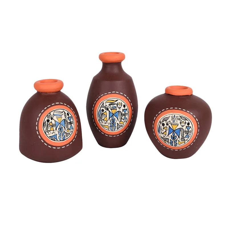 Prisha Terracotta Vase - Set of Three media 3