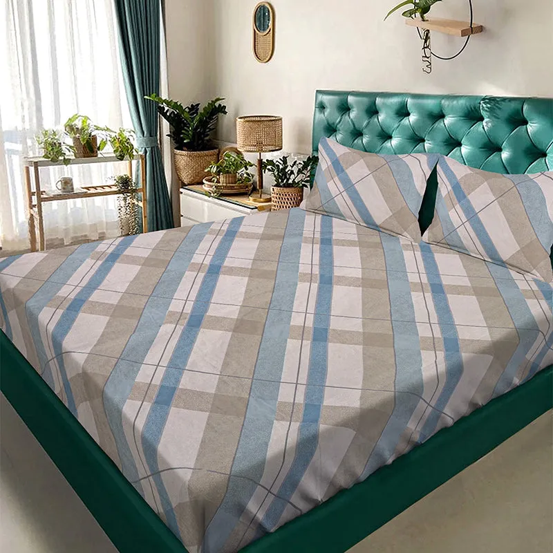Lay Lines Bedsheet - 180 GSM media 1