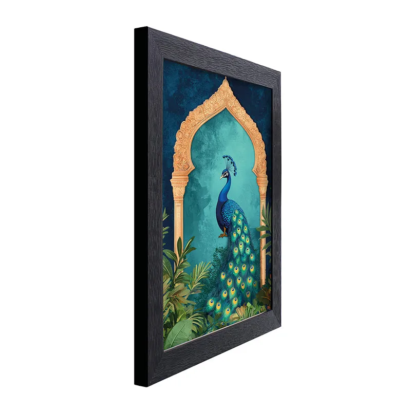 Peacock Arc Wall Painting media 7