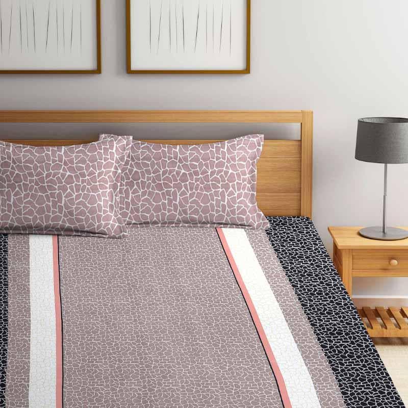Cobble Stones Printed PolyCotton Bedsheet  - 150 GSM media 3
