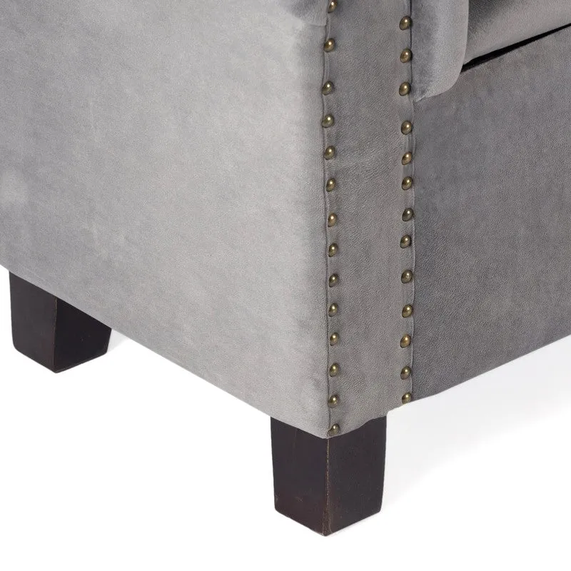 Vavro Sheesham Wooden Bench - Grey media 5