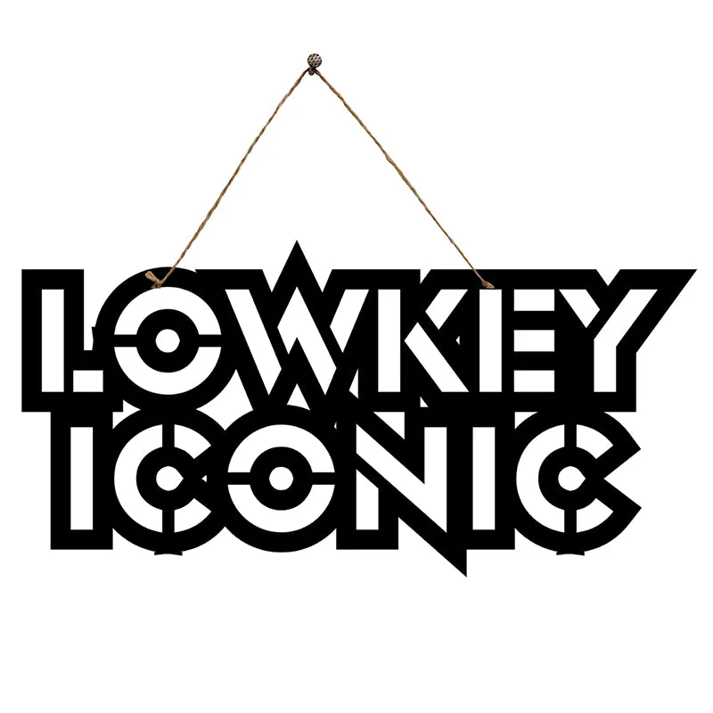 Lowkey Iconic Mild Steel Wall Accent media 3