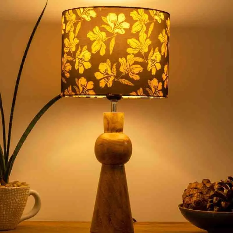 Goth Spring Wooden Table Lamp - Multicolor media 1