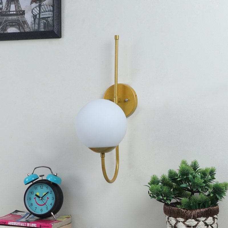 Ottana Moon LED Glass & Metal Wall Lamp media 3