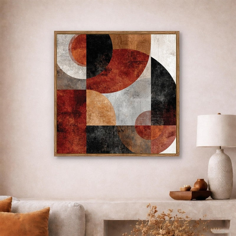 Geometry Roots Canvas Wall Art With Frame media 3