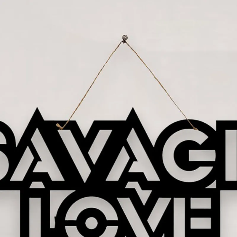 Savage Love Mild Steel Wall Accent media 4