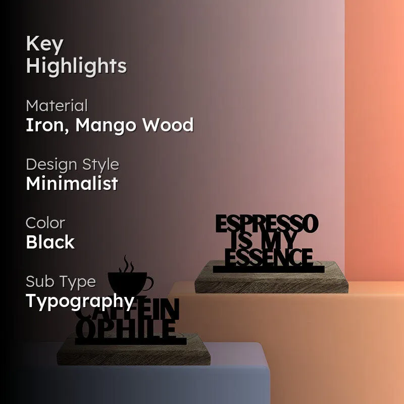 Caffeinophile Showpiece - Set Of Two media 2