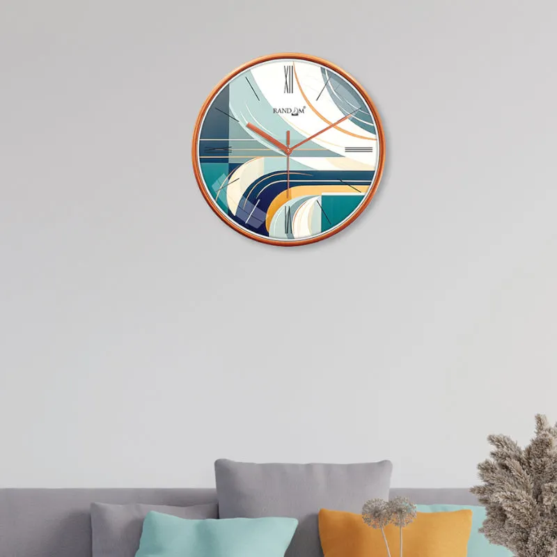 Hemo Abstract Wall Clock media 1