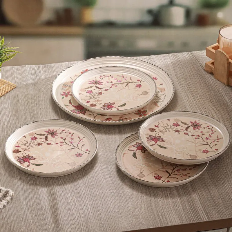 Blossom Serve 4 Quarter Plates with 1 Dinner Plate - Five Piece Set media 4