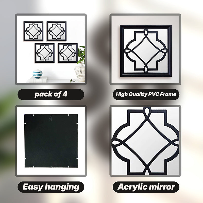 Medina Curve Decorative Wall Mirror - Set Of Four media 6