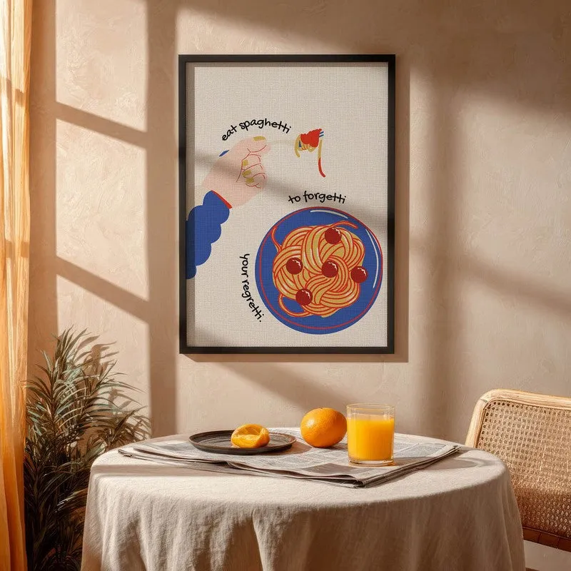 Feast & Flavor Archival Canvas Wall Art - Black media 4