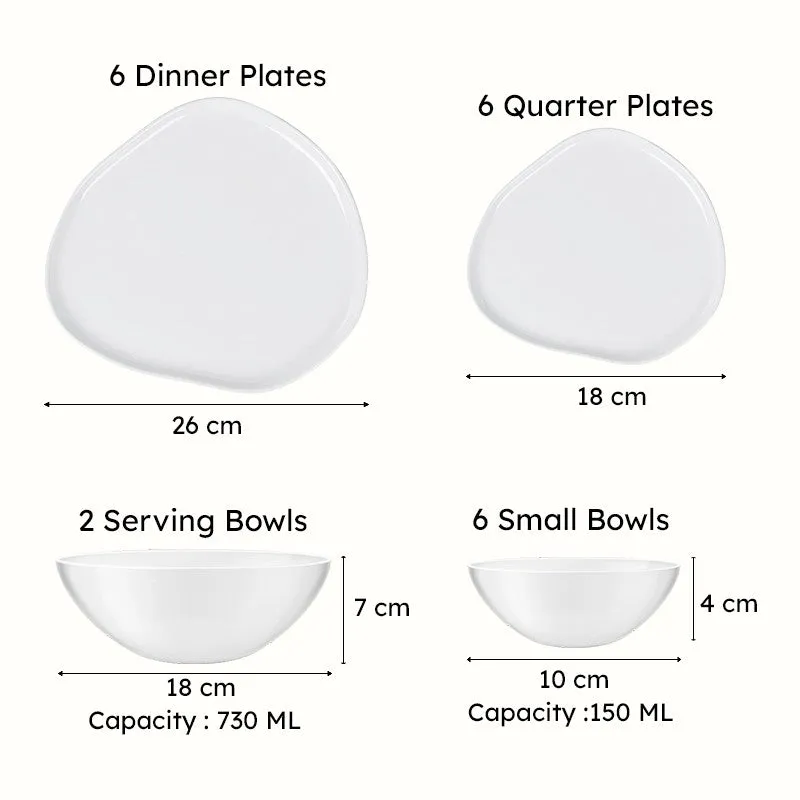Organa Ceramic Dinner Set (Navy Blue) - 20 Piece Set media 9