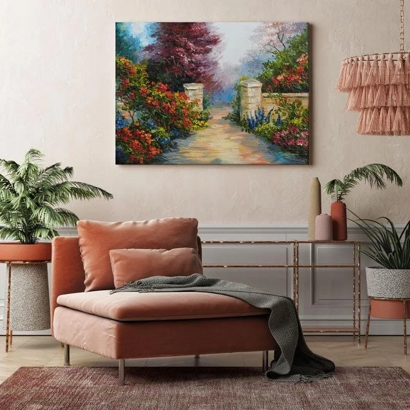 That House Near The Sea Canvas Wall Painting - Gallery Wrap media 3