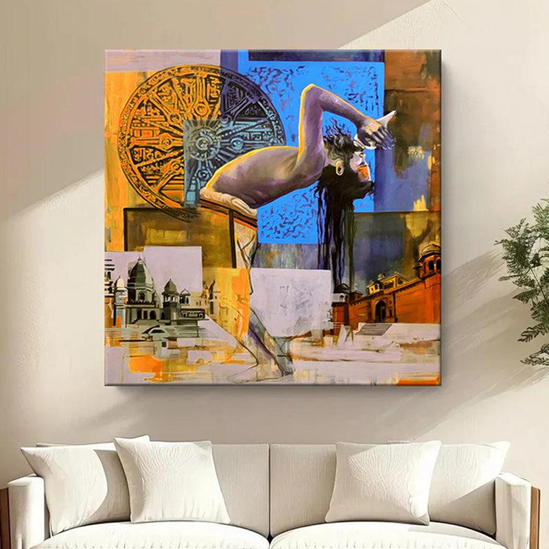 Spiritual Odyssey Wall Painting