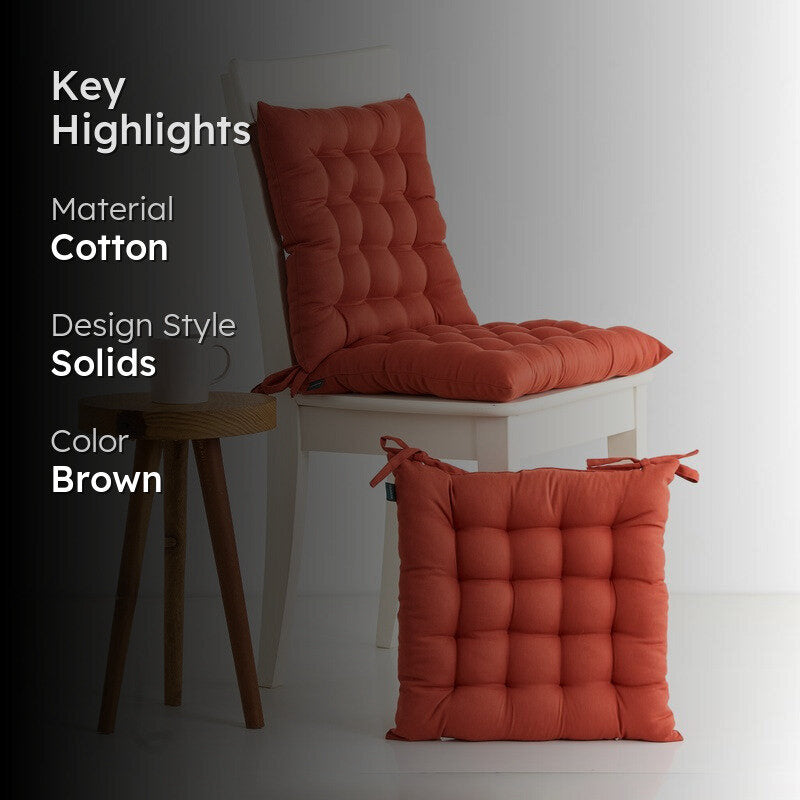 Savra Chair Pad (Orange) - Set Of Three media 2