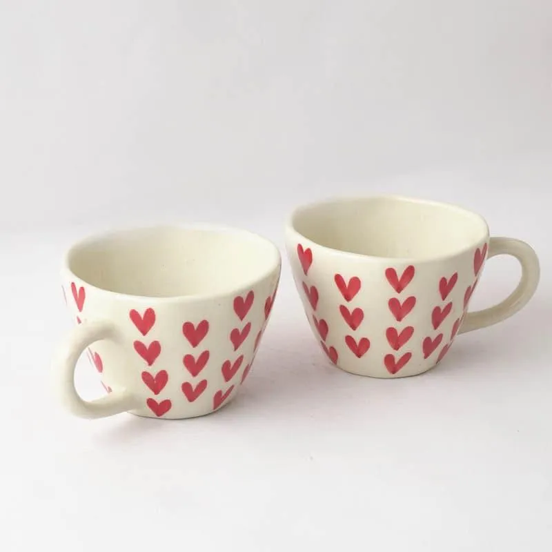 Love Ceramic Coffee Mug (300 mL) - Two Piece Set media 5