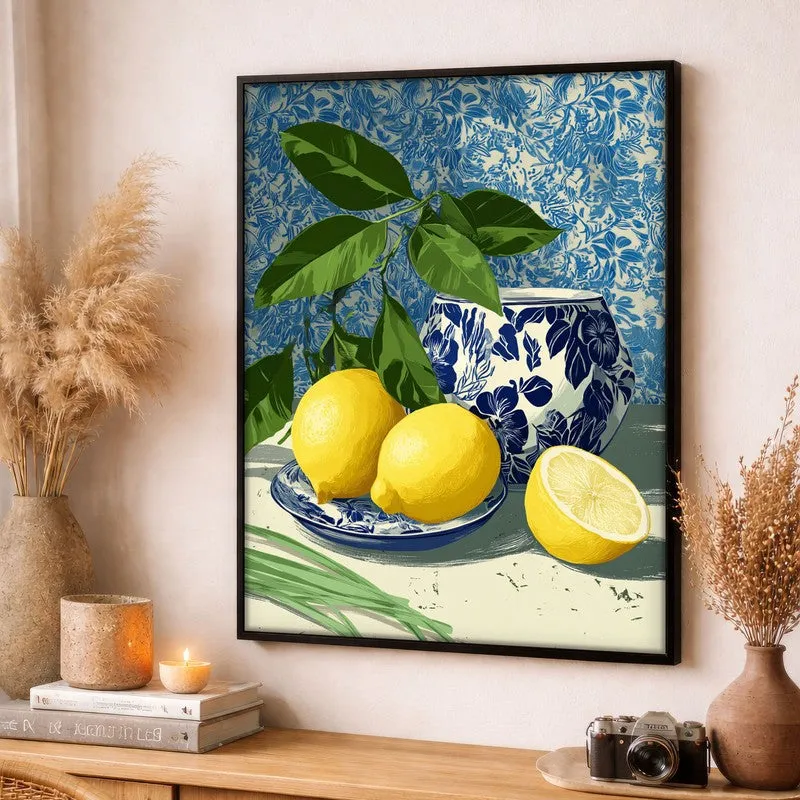 Freshness Canvas Wall Painting - Black Frame media 3