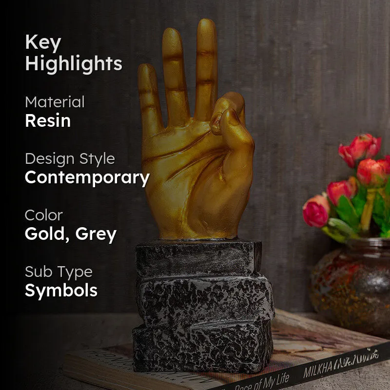 Ok Sign Resin Showpiece media 2