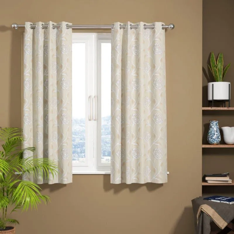 Udara Floral Curtain - Set Of Two media 1