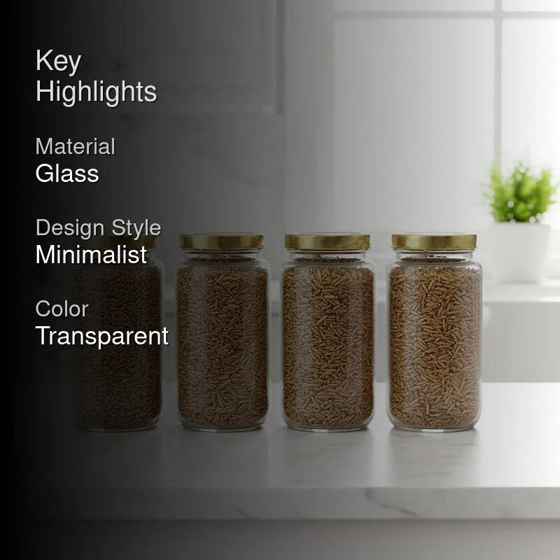 Galaci Airtight Storage Jar (1000 mL) - Set Of Four media 2