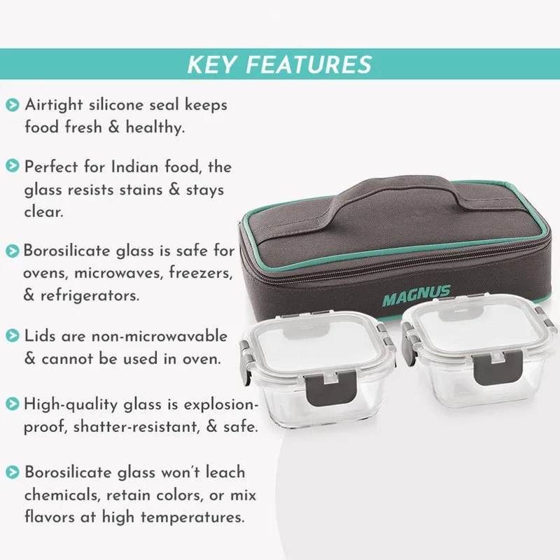 Zivra Go Lunch Box with Lunch Bag - Three Piece Set media 7