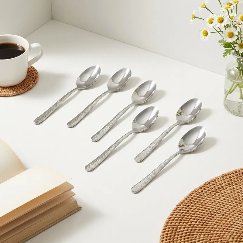 Sitello Stainless Steel Dinner Spoon - Set of Six media 1