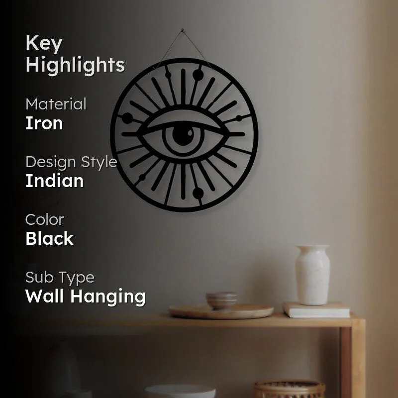 Illuminated Eye Iron Wall Accent media 2