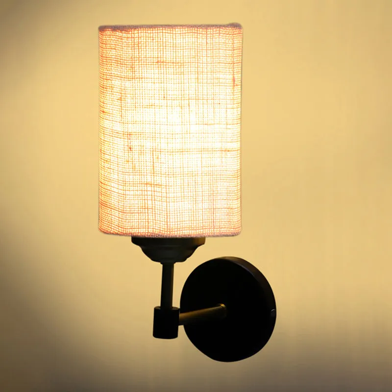 Sienna Sleek Jute Wall Lamp - Ivory media 5