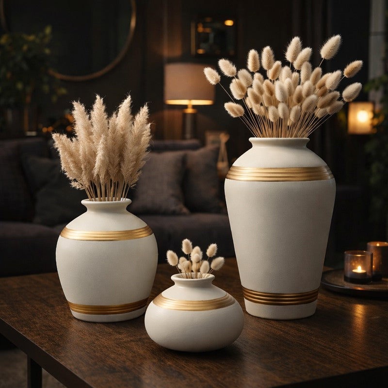 Silhouette Ceramic Vase - Set of Three