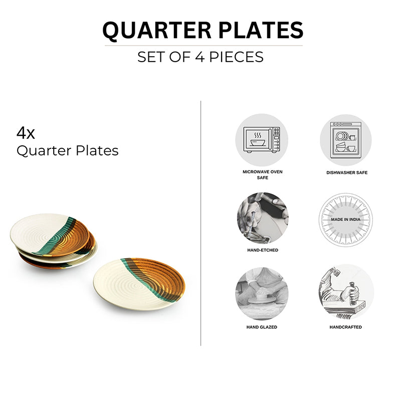 Cinnamon Grove Ceramic Quarter Plate - Set Of Four media 5