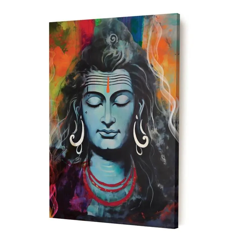 Neelkanth Dyan Canvas Wall Painting media 4
