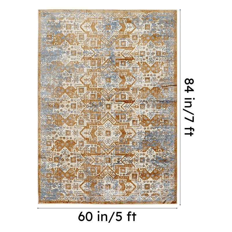 Sterlin Non-Anti Skid Carpet - Beige & Light Brown media 5