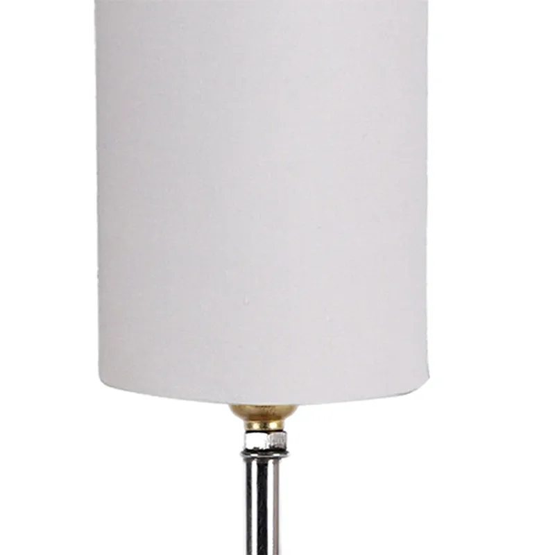 Vida Wooden Table Lamp With Bamboo Shade - Grey,Brown media 3
