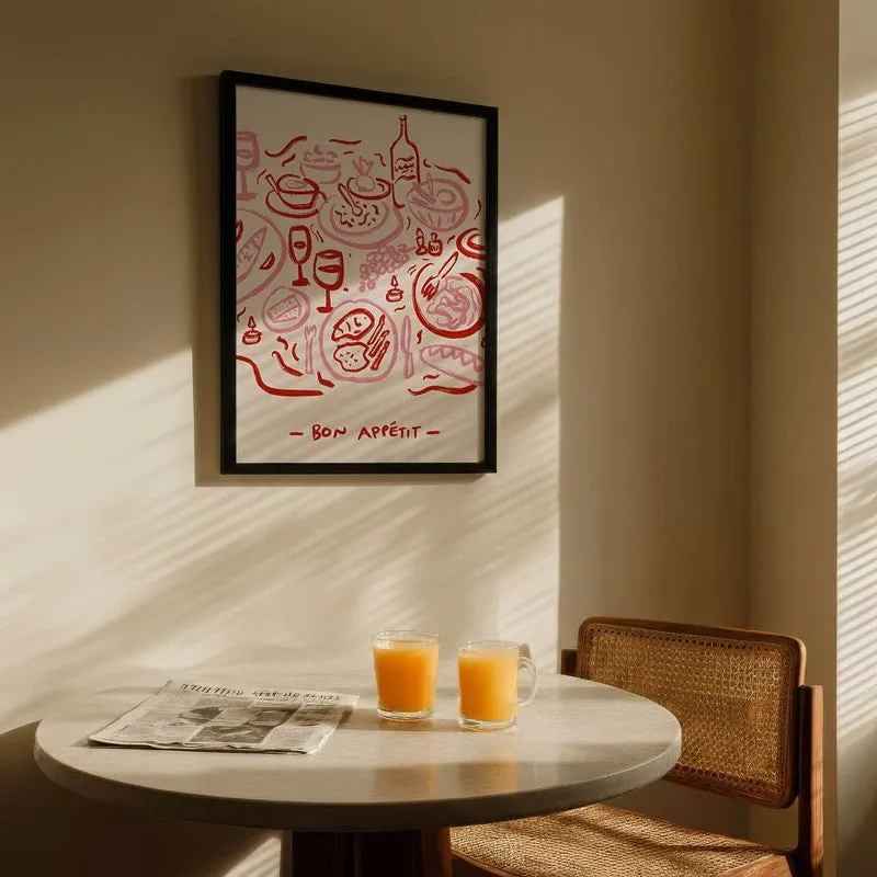 Modern Mingle Archival Canvas Wall Art - Black media 5