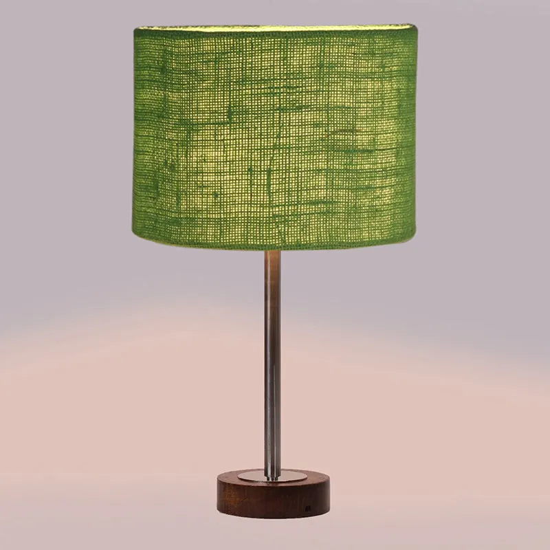 Sienna I Rodin Wooden Table Lamp - Green,Silver,Brown media 5