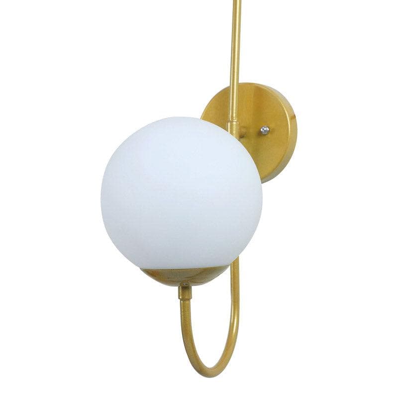 Ottana Moon LED Glass & Metal Wall Lamp media 5