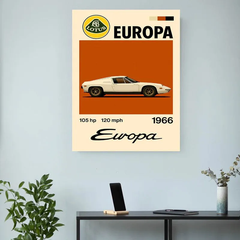 Lotus Europa Wall Poster media 3