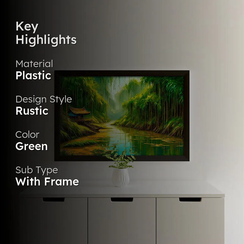 Emerald Expanse Wall Painting media 2