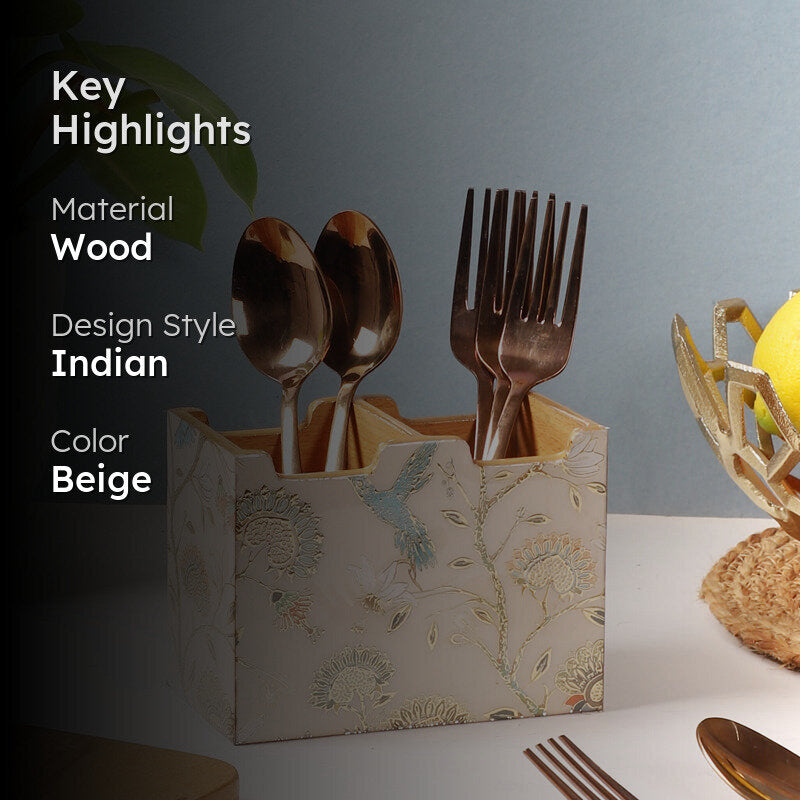 Blossom Glow Twin Section Cutlery Holder media 2